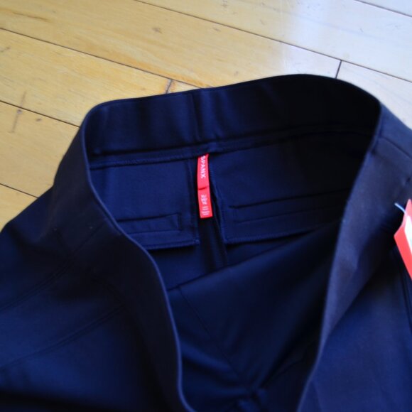 Spanx Slim Straight Leg Pants Size XL NWT Navy - Picture 3 of 9